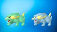 Regular and shiny Electrike (Image via TPC)